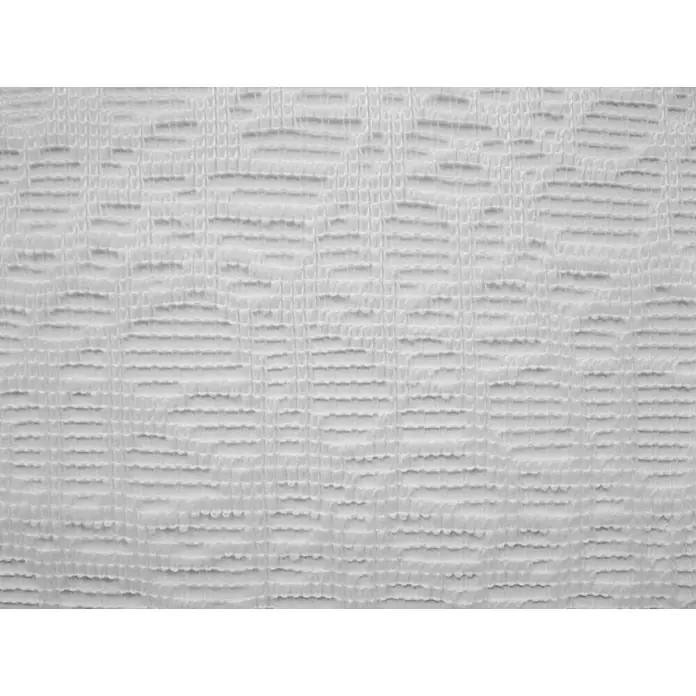 Elbersdrucke Bistrogardine Membran - 160 x 45 cm, 100 % Polyester, Uni, Weiß - Detailaufnahme