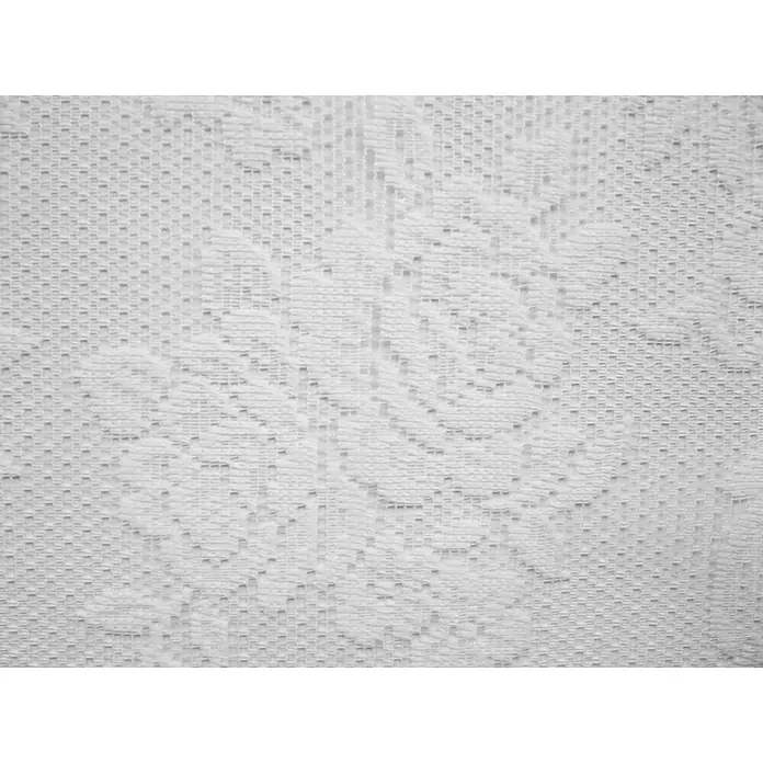Elbersdrucke Bistrogardine Rosanne - 160 x 45 cm, 100 % Polyester, Floral, Weiß - Detailaufnahme