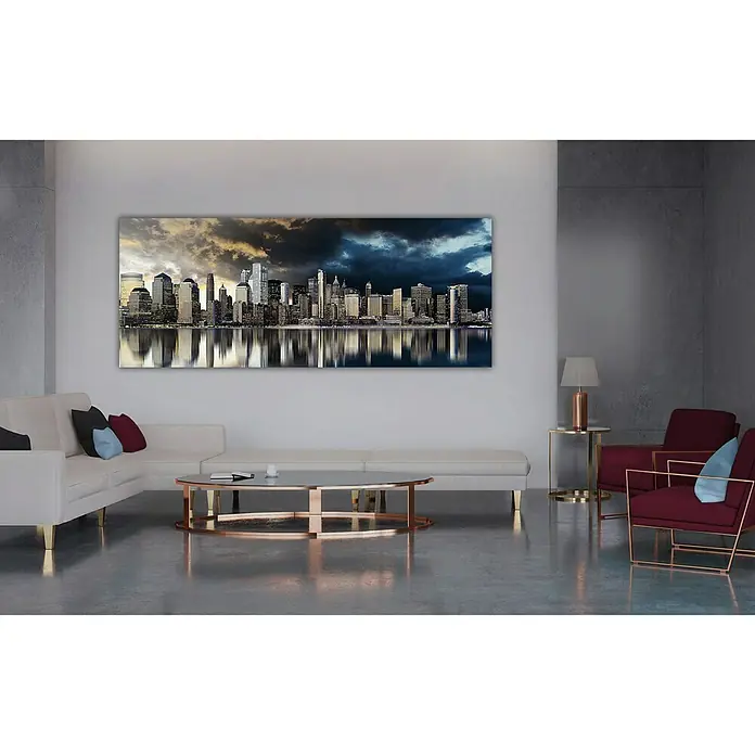 Bild - Gold City, B x H: 150 x 60 cm - Stimmungsaufnahme