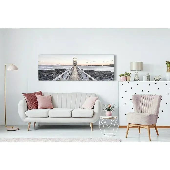 Glasbild - Beacon View 2, B x H: 125 x 50 cm - Stimmungsaufnahme