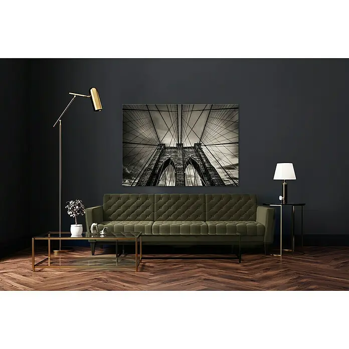 Leinwandbild Brooklyn - Brooklyn, B x H: 113 x 85 cm - Stimmungsaufnahme