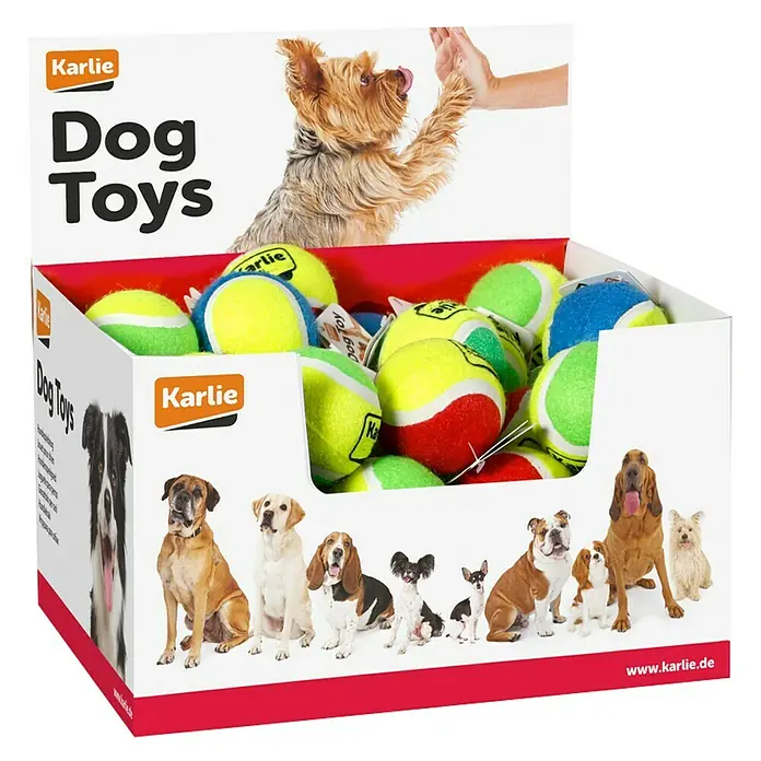 Karlie Juguete para perros Pelota de tenis - Diámetro: 6 cm - Vista frontal