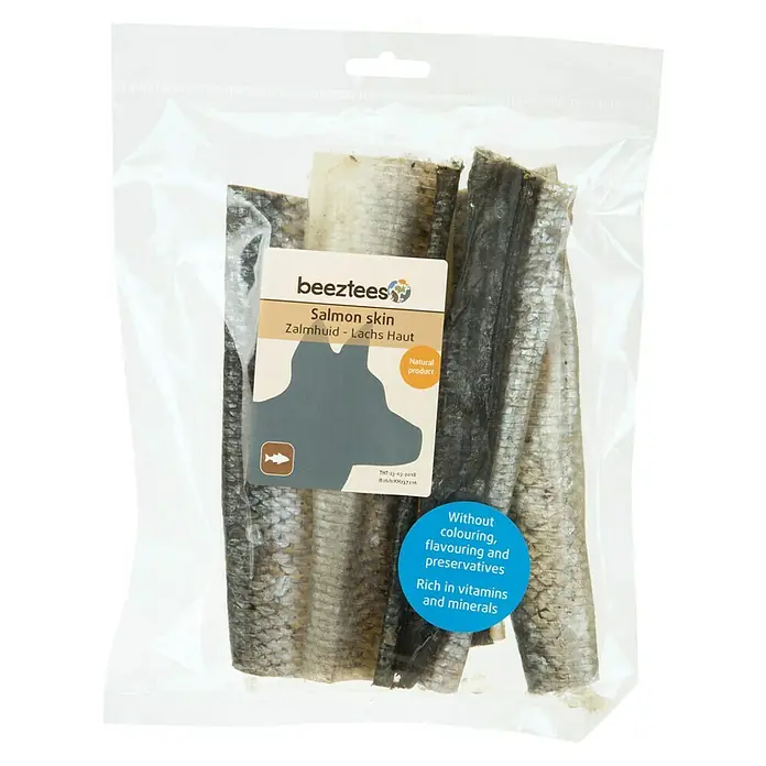 Beeztees Hondensnack Zalmhuid - 50 g
