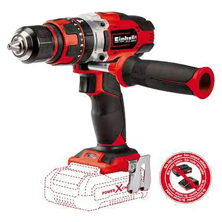 Einhell Power X-Change Taladro atornillador percutor de batería TE-CD 18/48 LI-I-Solo