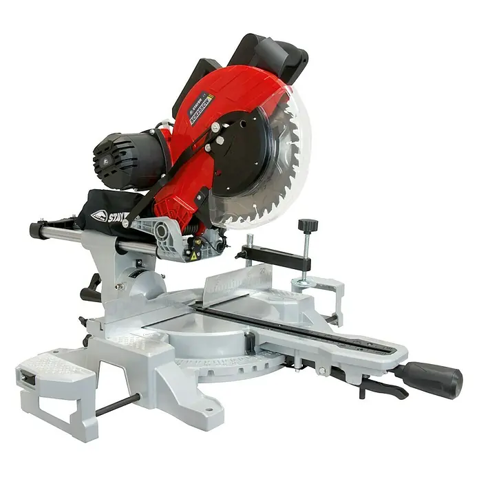 Stayer Sierra ingletadora SCR255W - 1.800 W, Diámetro hoja de sierra: 255 mm, 6.000 r.p.m.