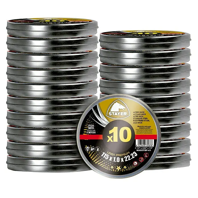 Stayer Juego de discos de corte - 10 ud.