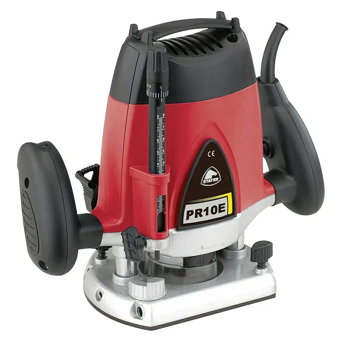 Stayer Fresadora de superficie PR10EK - 1.800 W, 8.000 r.p.m. - 30.000 r.p.m., Profundidad de fresado: 60 mm