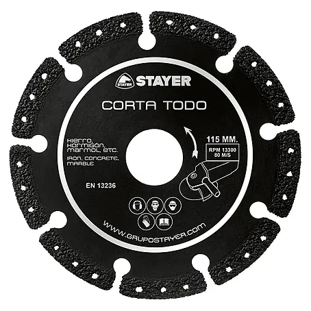 Stayer  Disco de corte de diamante cortatodo