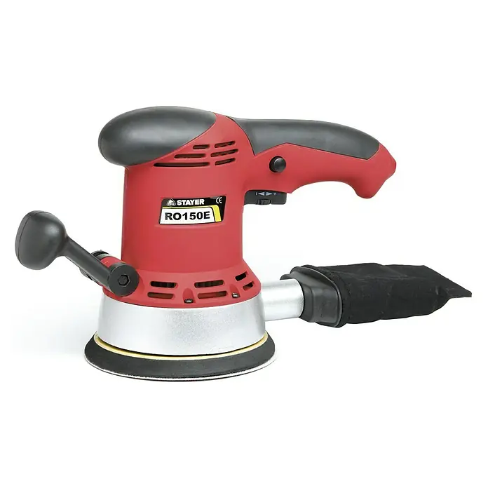 Stayer Lijadora excéntrica RO150E - 450 W, Diámetro disco de lija: 150 mm