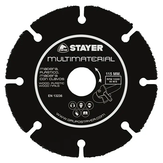 Stayer Disco de corte Widia Multimaterial - 125 mm