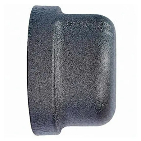 Tapa final Ferro System plateado plomo