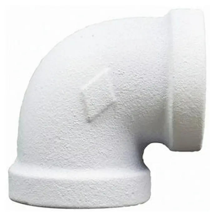 Elemento de unión de barra codo Ferro System - L x An x Al: 4,9 x 3,6 x 4,9 cm, Blanco