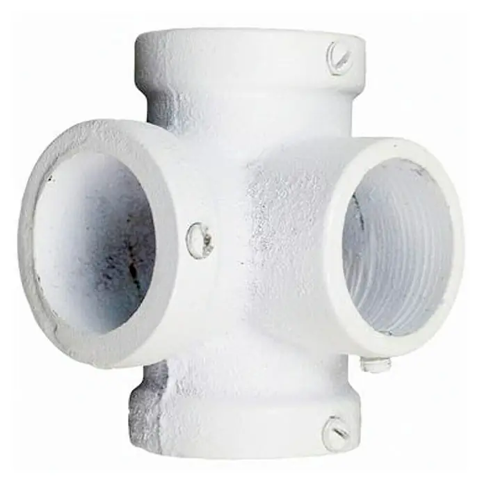 Elemento de unión de barra angular Ferro System - L x An x Al: 6,2 x 4,9 x 4,9 cm, Blanco