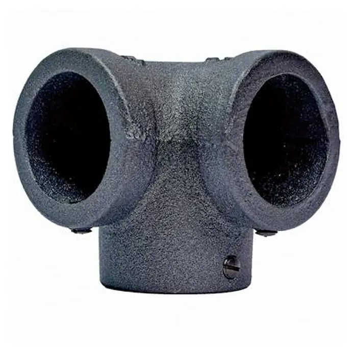 Elemento de unión de barra angular Ferro System - L x An x Al: 4,9 x 4,9 x 4,9 cm, Plateado