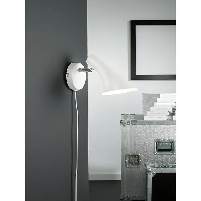 Nordlux Vanila Aplique de pared - 40 W, L x An x Al: 14,5 x 14,5 x 17 cm, Blanco, E14