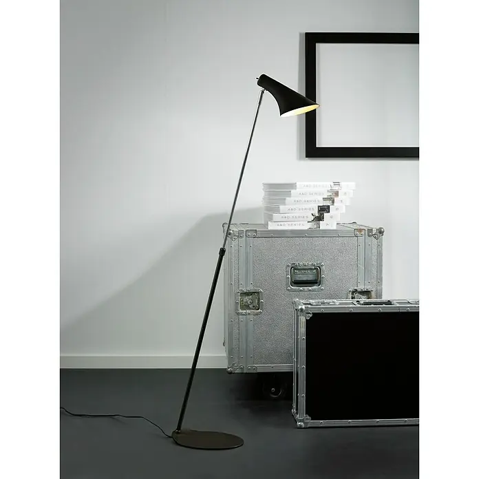 Nordlux Vanila Lámpara de pie - 40 W, Altura: 129 cm, Negro, E14