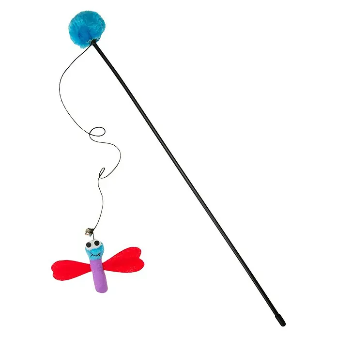 Karlie Kattenspeelgoed Happy Dragonfly - Lengte: 53 cm, Kunststof - Vooraanzicht