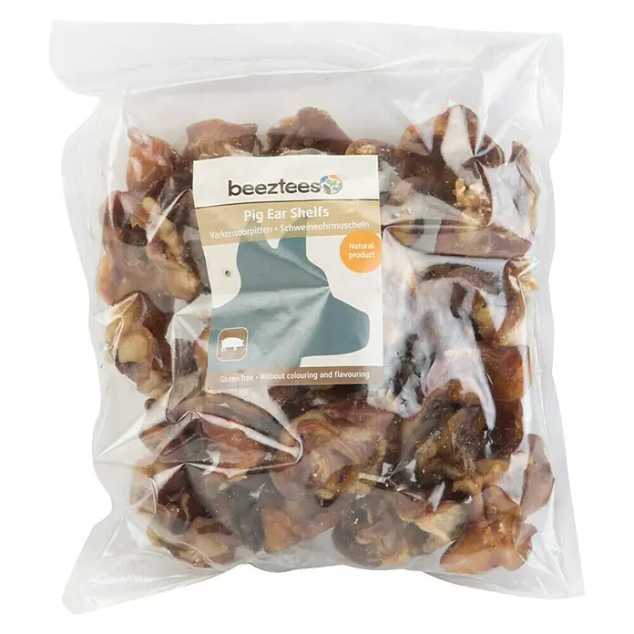 Beeztees Snack para perros Oreja de cerdo - 300 g