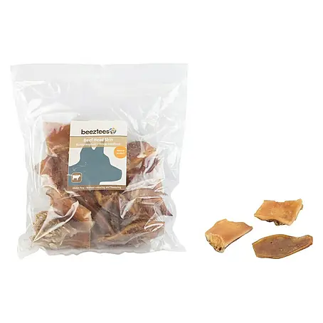 Beeztees  Hondensnack Runderhoofdhuid