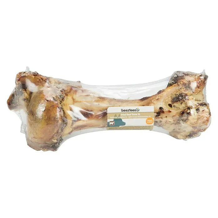 Beeztees Snack para perros Huesos de vaca - 1 ud., XL - Vista frontal