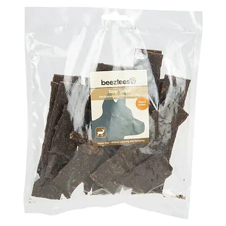 Beeztees  Hondensnack Reepjes hertenvlees