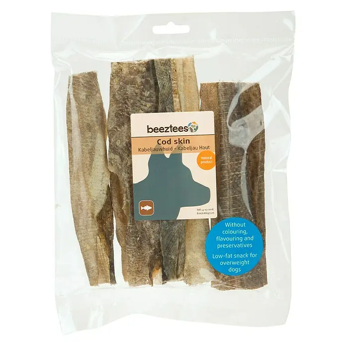 Beeztees Hondensnack Kabeljauwhuid - 50 g