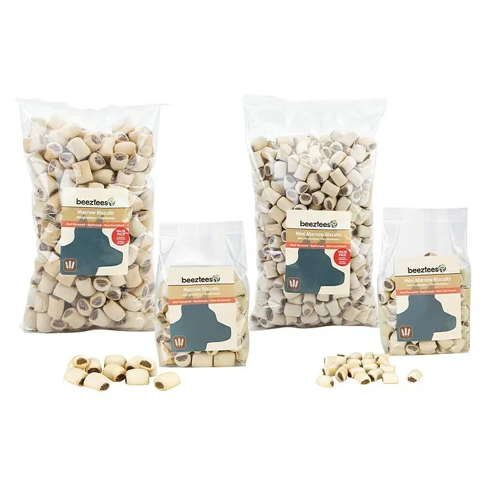 Beeztees Hondensnack Mergkoekjes - 400 g - Vooraanzicht