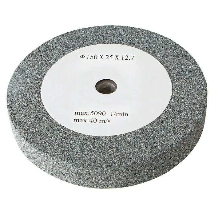 Scheppach Schleifscheibe - Durchmesser: 150 mm, Durchmesser Bohrung: 12,7 mm, Körnung: 36 - Vorderansicht