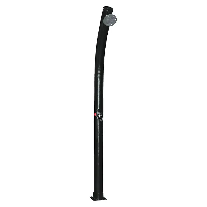 myPool Ducha solar Basic - Altura: 2,2 m, Diámetro cabezal ducha de mano: 16 cm, Cabeza de ducha móvil