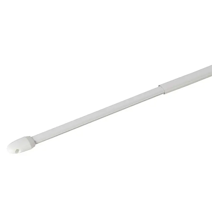 Expo Ambiente Vitragestange Simple - Auszugslänge: 100 cm - 190 cm, Weiß - Ansicht von oben