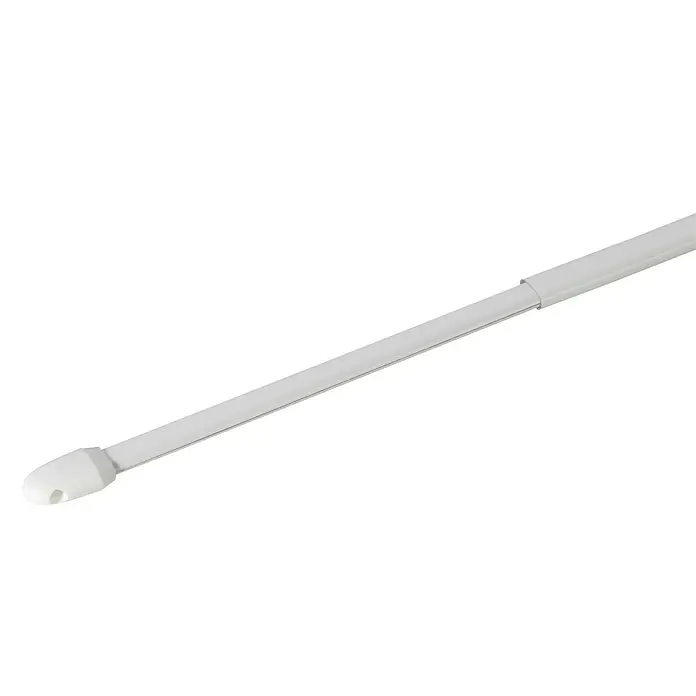 Expo Ambiente Vitragestange Simple - Auszugslänge: 60 cm - 110 cm, Weiß - Ansicht von oben