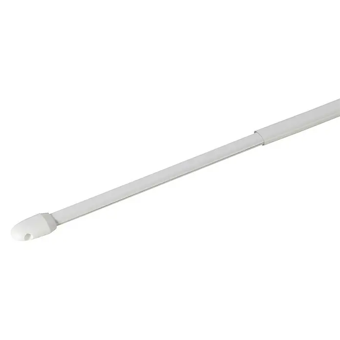 Expo Ambiente Vitragestange Simple - Auszugslänge: 80 cm - 150 cm, Weiß - Ansicht von oben