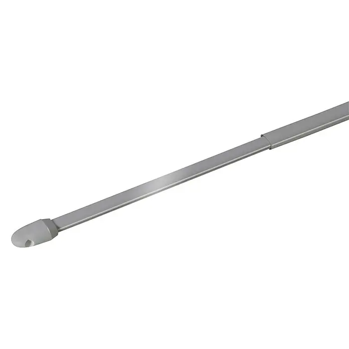Expo Ambiente Vitragestange Simple - Auszugslänge: 60 cm - 110 cm, Silber - Ansicht von oben