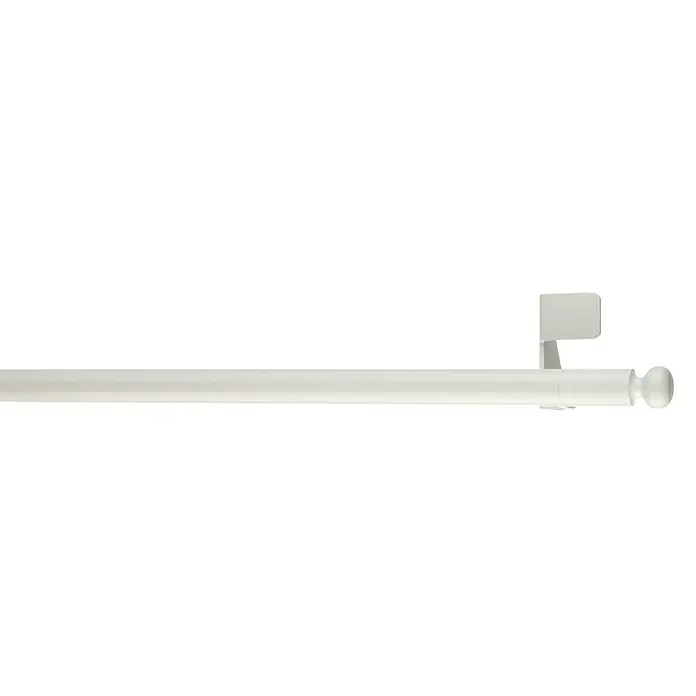 Expo Ambiente Klemmstange Ball - Auszugslänge: 50 cm - 80 cm, Weiß - Ansicht von oben