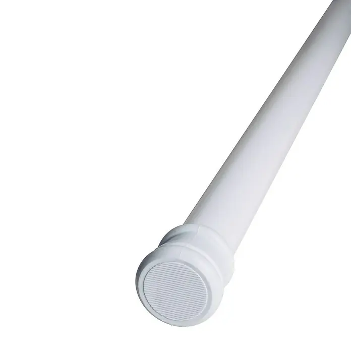Expo Ambiente Spannstange - Weiß, Auszugslänge: 80 cm - 130 cm - Linke Seitenansicht