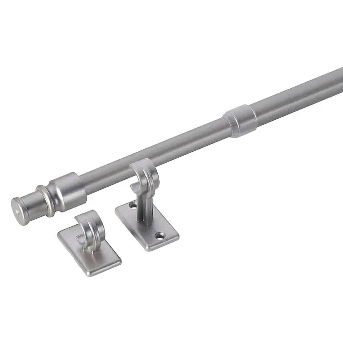 Expo Ambiente Cafehausstange Aura - Auszugslänge: 55 cm - 85 cm, Silber - Linke Seitenansicht