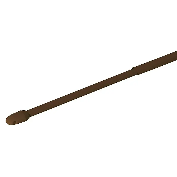 Expo Ambiente Vitragestange Simple - Auszugslänge: 100 cm - 190 cm, Braun - Ansicht von oben
