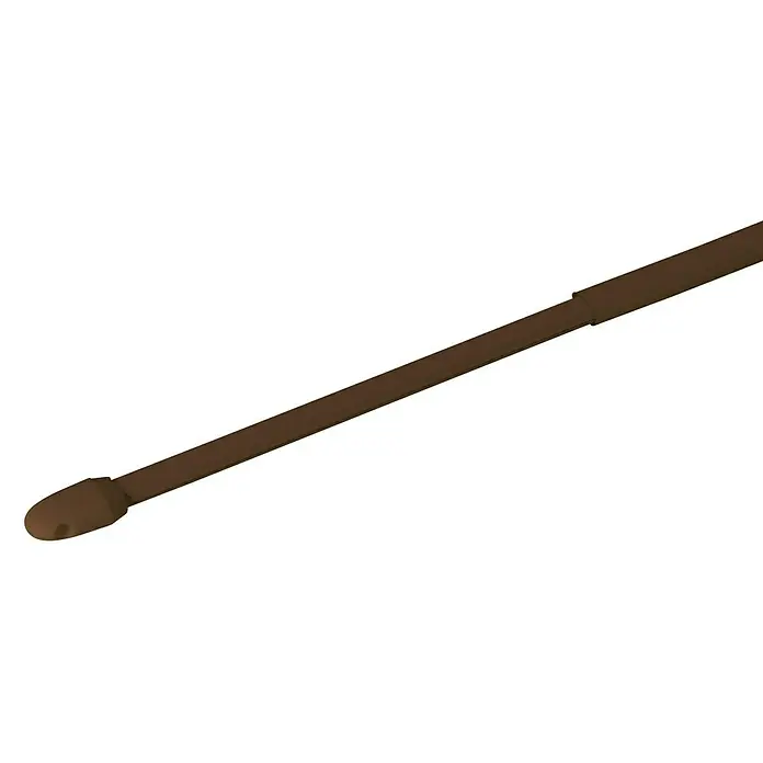 Expo Ambiente Vitragestange Simple - Auszugslänge: 60 cm - 110 cm, Braun - Ansicht von oben