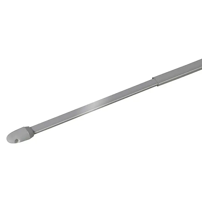 Expo Ambiente Vitragestange Simple - Auszugslänge: 40 cm - 70 cm, Silber - Ansicht von oben