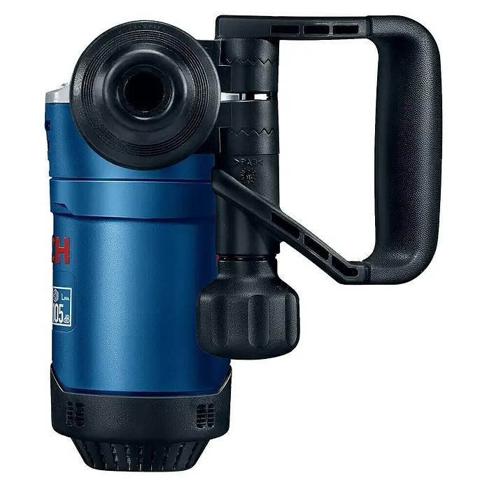 Bosch Professional Abbruchhammer GSH 5 - 1.100 W, Einzelschlagstärke: 7,5 J, Schlagzahl: 2.900 /min - Vorderansicht