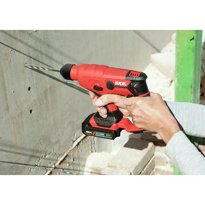Skil Energy Platform Accuboorhamer 3810 CA - 18 V, Excl. accu, Onbelast toerental: 0 tpm - 900 tpm - Toepassingsvoorbeeld
