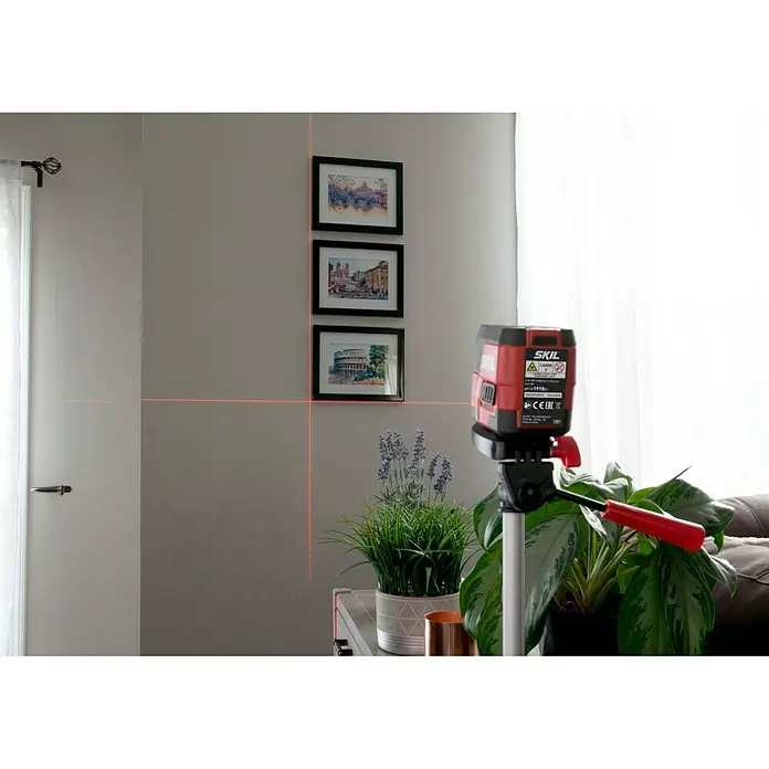 Skil Kruislijnlaser 1910 AA - Max. werkbereik: 15 m - Toepassingsvoorbeeld