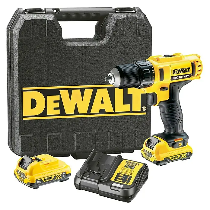 Dewalt Accuschroefboormachine DCD710D2 - 12 V, 2 accu's, 2 Ah, 400 tpm - 1.500 tpm