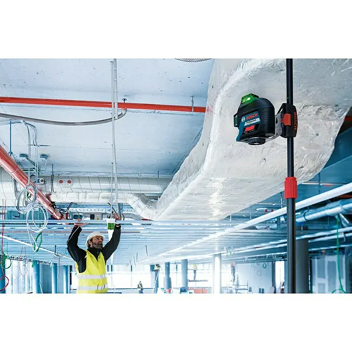 Bosch Professional Linienlaser GLL 3-80 G - Max. Arbeitsbereich: 30 m - Anwendungsbeispiel