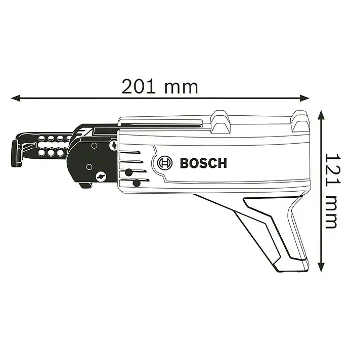 Bosch Professional Cargador rápido de tornillos MA55 - Medidas tornillos: Máx. 6 mm