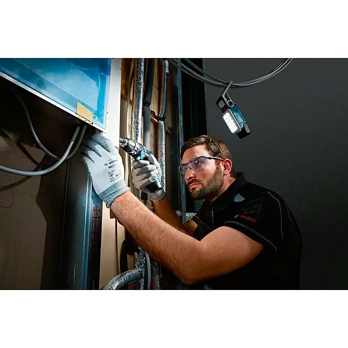Bosch Professional Lámpara de batería GLI 12V-330 - 12 V, Sin batería, Flujo luminoso: 330 lm
