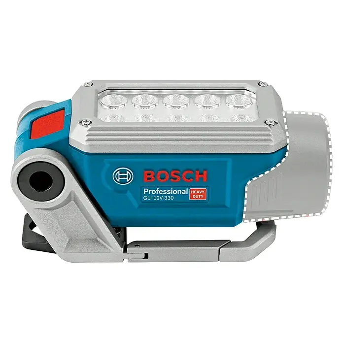 Bosch Professional Lámpara de batería GLI 12V-330 - 12 V, Sin batería, Flujo luminoso: 330 lm