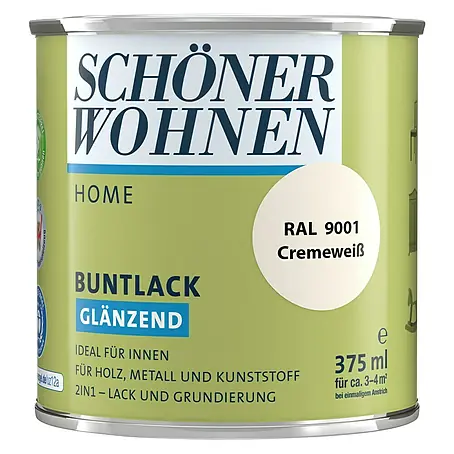 SCHÖNER WOHNEN-Farbe Home Buntlack RAL 9001