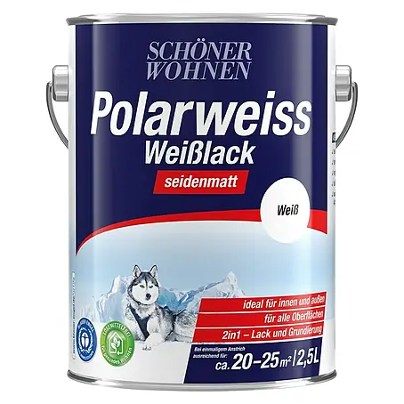 SCHÖNER WOHNEN-Farbe  Weißlack Polarweiß