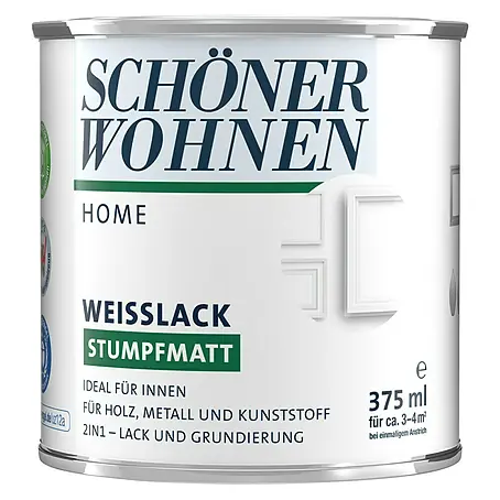 SCHÖNER WOHNEN-Farbe Home Weißlack